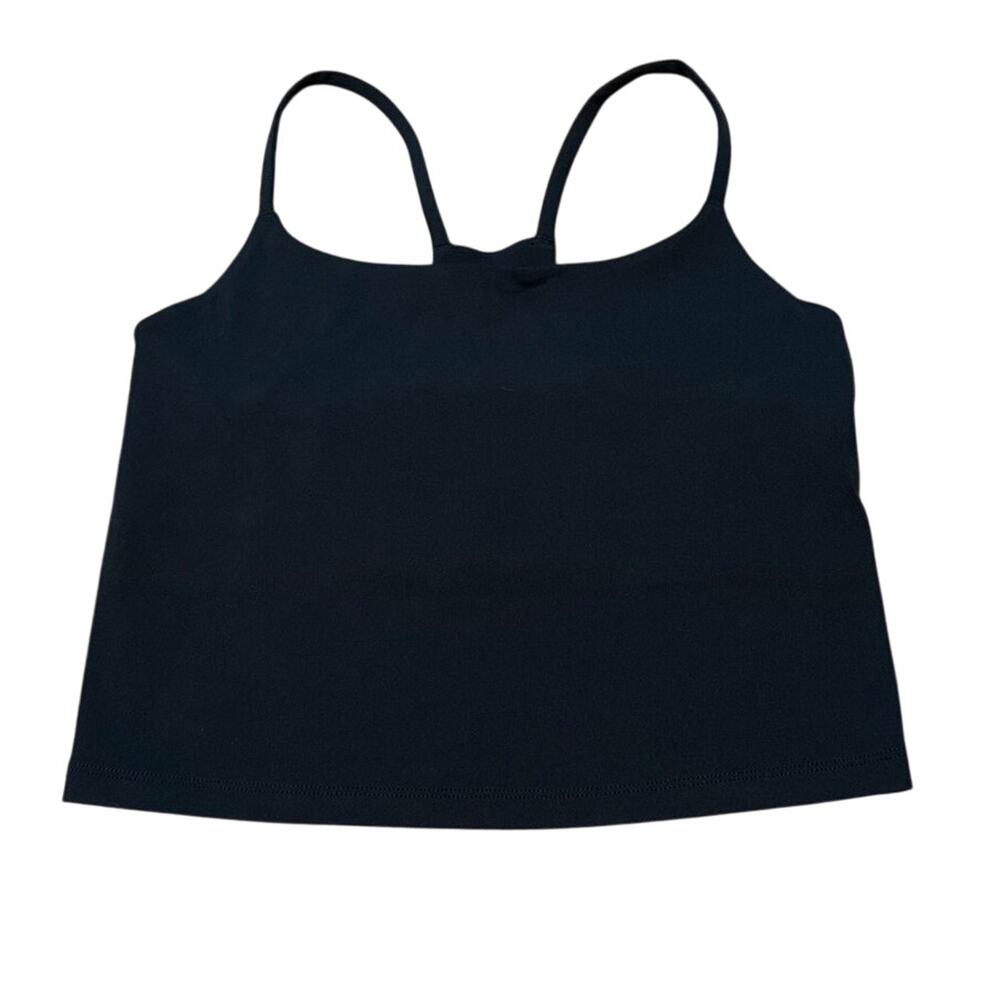 Girlfriend Collective 1031 Cleo Halter Tank Top Black Size XS New